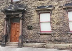 Mirfield Masonic Lodge Entrance of the Mirfield Masonic Lodge in King Street