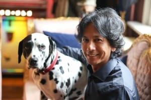 Wibi Soerjadi 2 Wibi Soerjadi with his dog